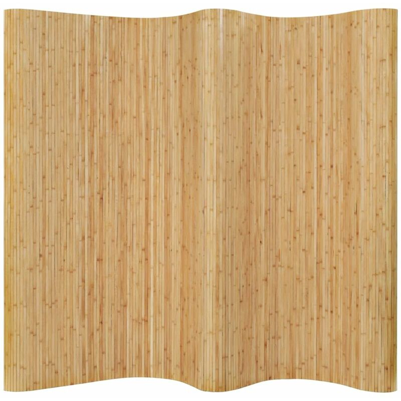 

Biombo divisor de bambu natural 250x165 cm