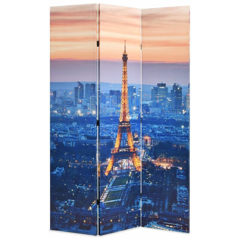 

Biombo divisor plegable 120x170 cm Paris de noche