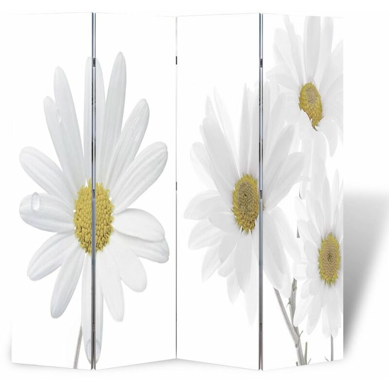 

Happyshopping - Biombo divisor plegable 160x170 cm flores