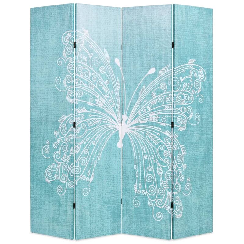 

Biombo divisor plegable 160x170 cm mariposa azul