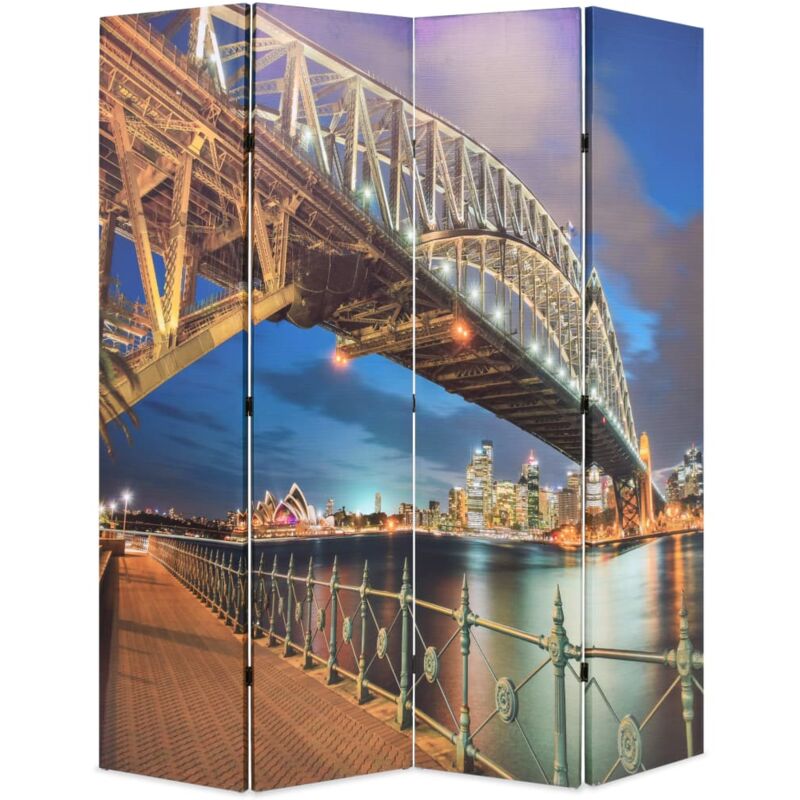 

Biombo divisor plegable 160x170 cm puente Harbour Sydney - Multicolor - Vidaxl