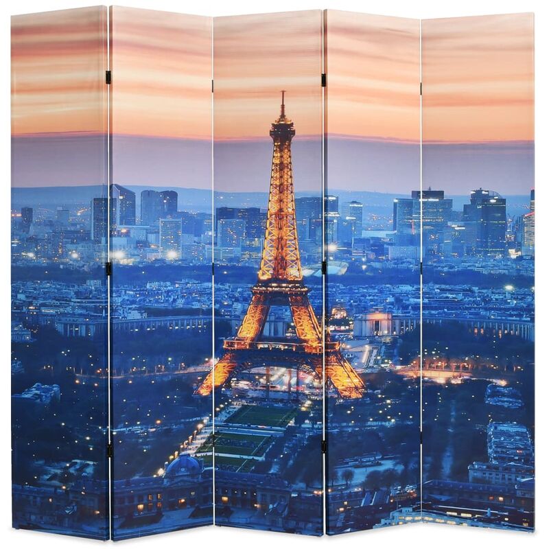 

Biombo divisor plegable 200x170 cm París de noche