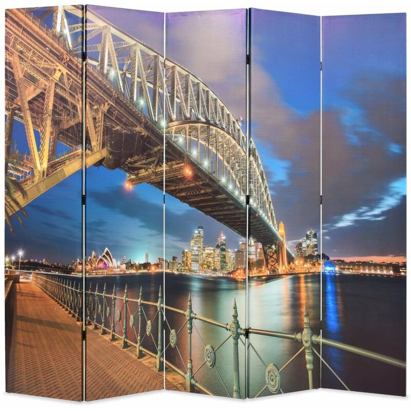 

Happyshopping - Biombo divisor plegable 200x170 cm puente Harbour Sydney