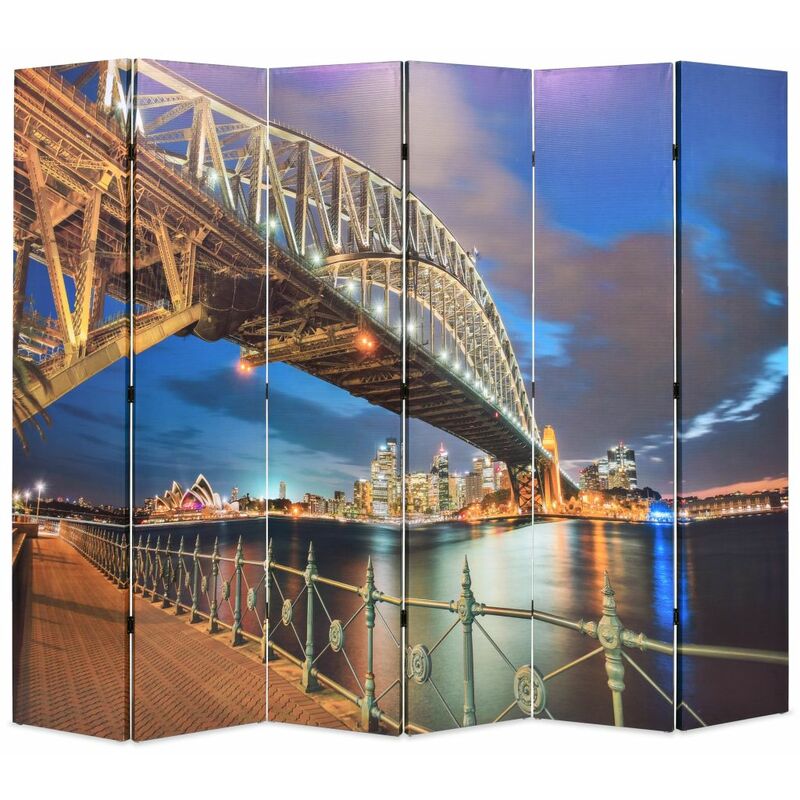 

Happyshopping - Biombo divisor plegable 228x170 cm puente Harbour Sydney