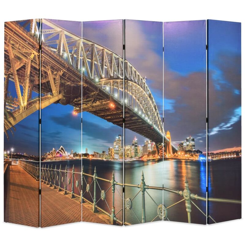 

Biombo divisor plegable 228x170 cm puente Harbour Sydney