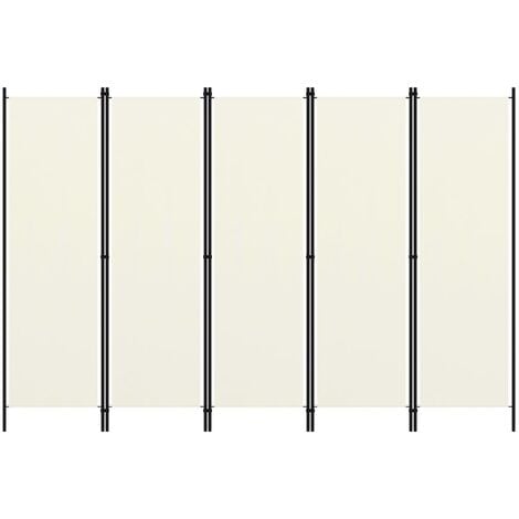 Biombo exterior 122 x 45 x 198 cm color blanco