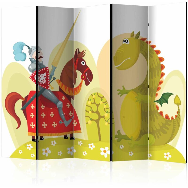 

Biombo - Dragon and knight II [Room Dividers] Medidas 225X172