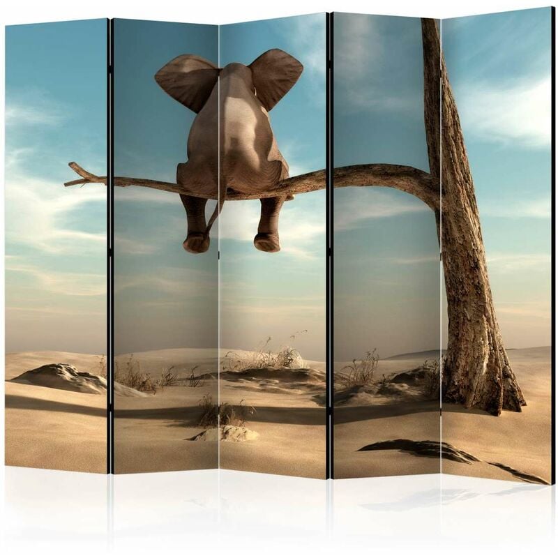 

Biombo - Elephant on the Tree II [Room Dividers] Medidas 225X172