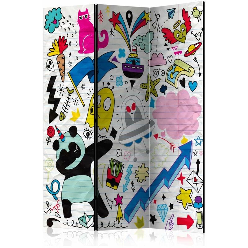

Biombo - Energetic Panda [Room Dividers] Medidas 135X172