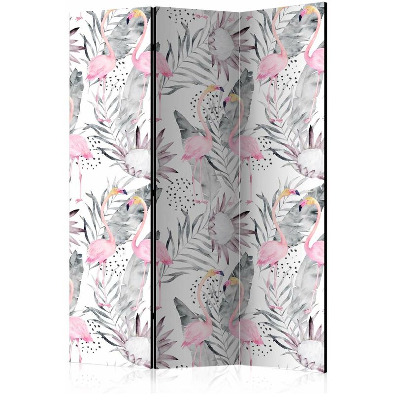 

Biombo - Flamingos and Twigs [Room Dividers] Medidas 135X172