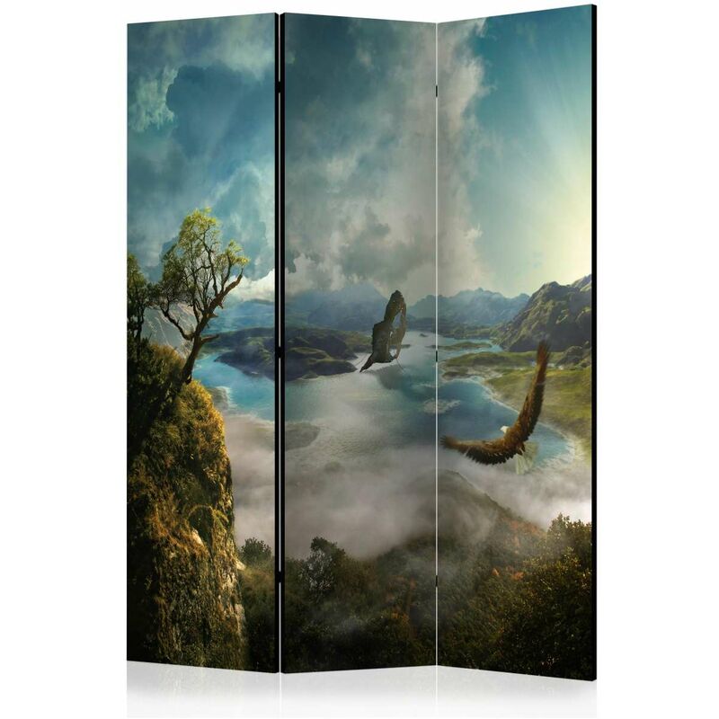 

Biombo - Flight over the Lake [Room Dividers] Medidas 135X172
