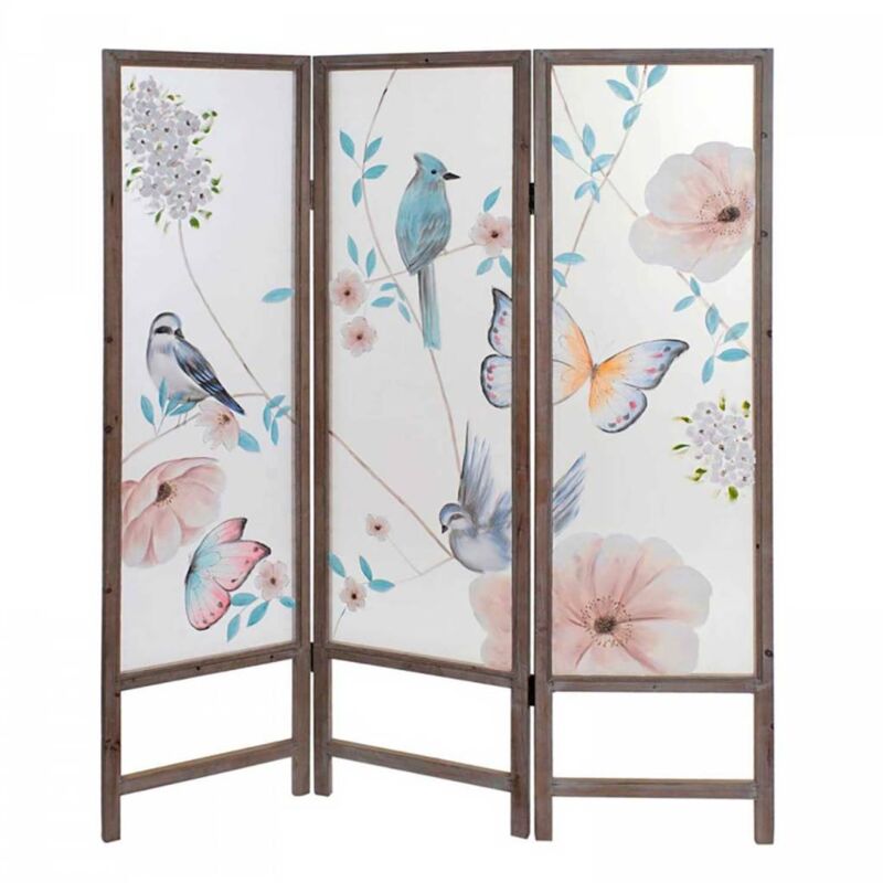 

Biombo Floral Pintado Mano De Ancho: X Largo: X Alto: