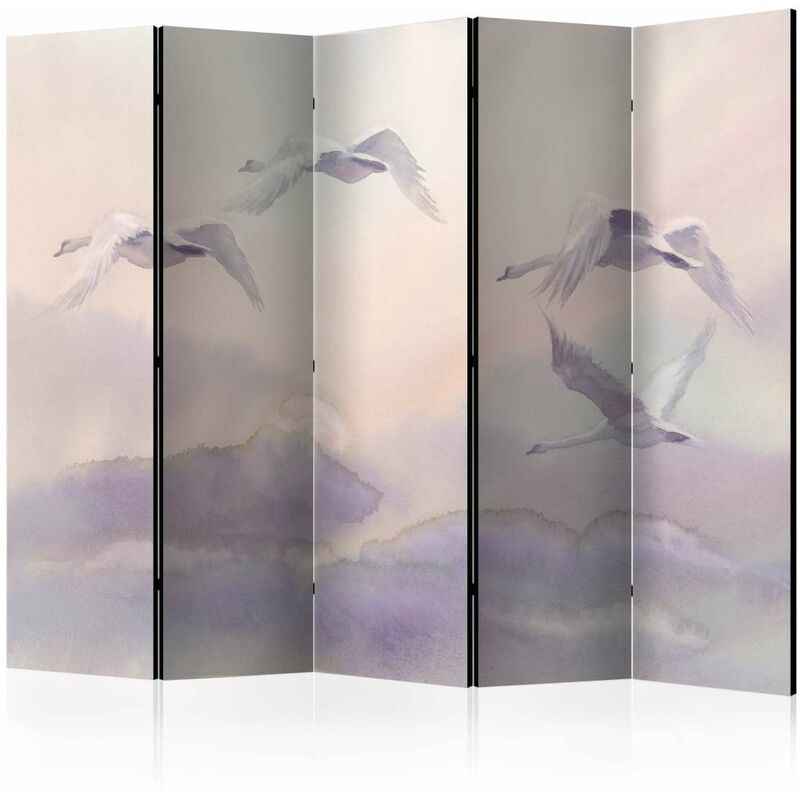 

Biombo - Flying Swans II [Room Dividers] Medidas 225X172