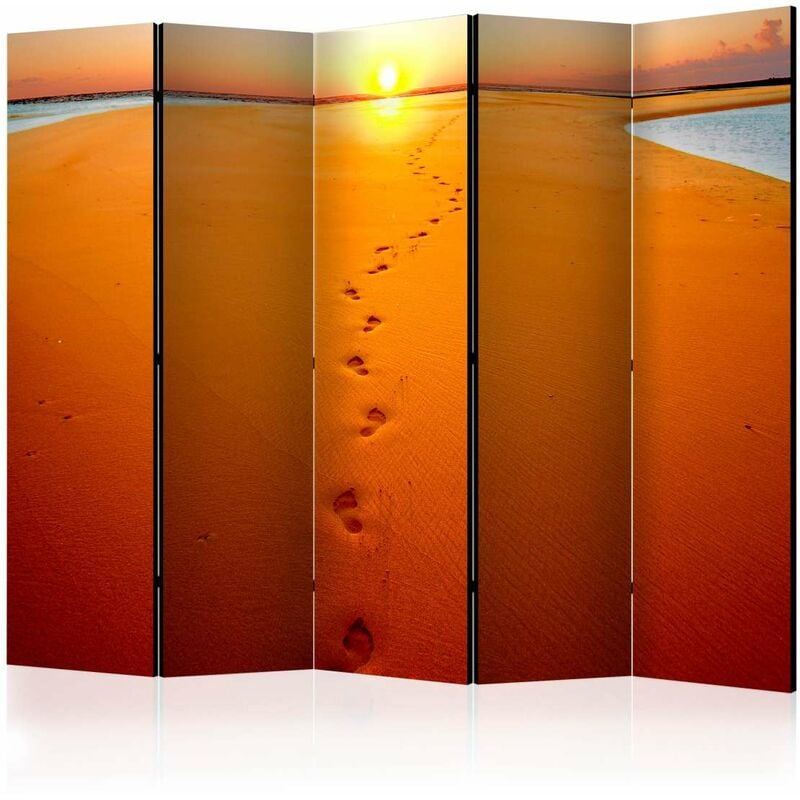 

Biombo - Footprints in the sand II [Room Dividers] Medidas 225X172