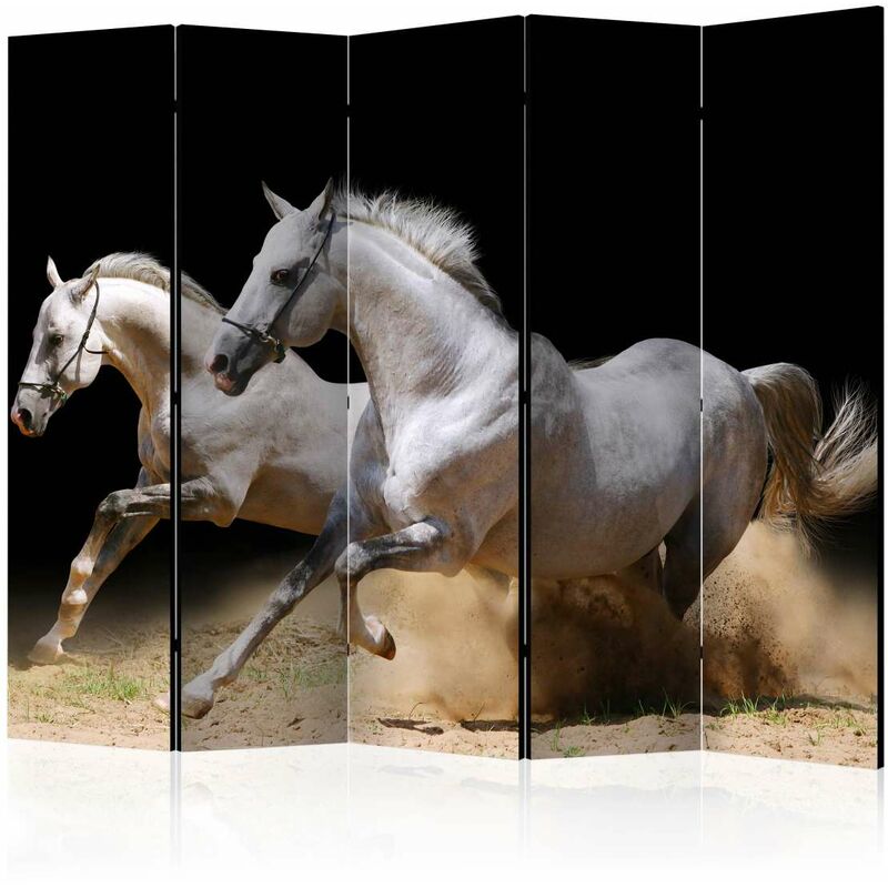 

Biombo - Galloping horses on the sand II [Room Dividers] Medidas 225X172