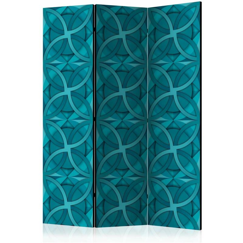 

Biombo - Geometric Turquoise [Room Dividers] Medidas 135X172