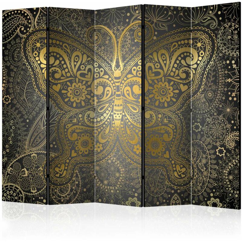 

Biombo - Golden Butterfly II [Room Dividers] Medidas 225X172
