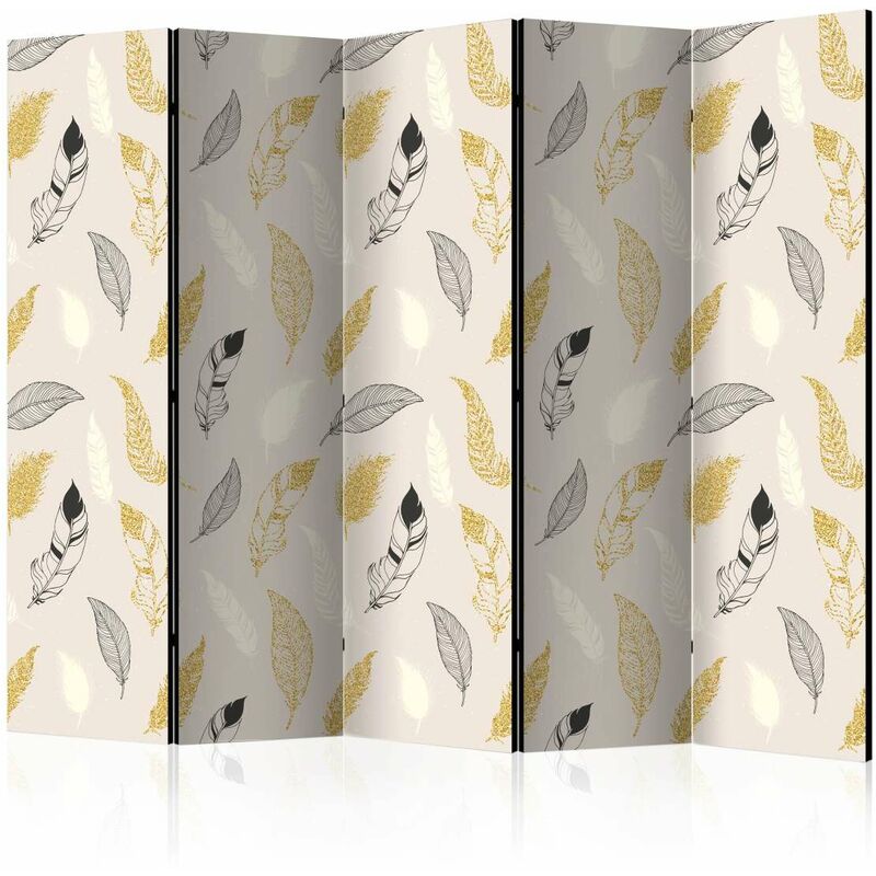 

Biombo - Golden Feathers II [Room Dividers] Medidas 225X172