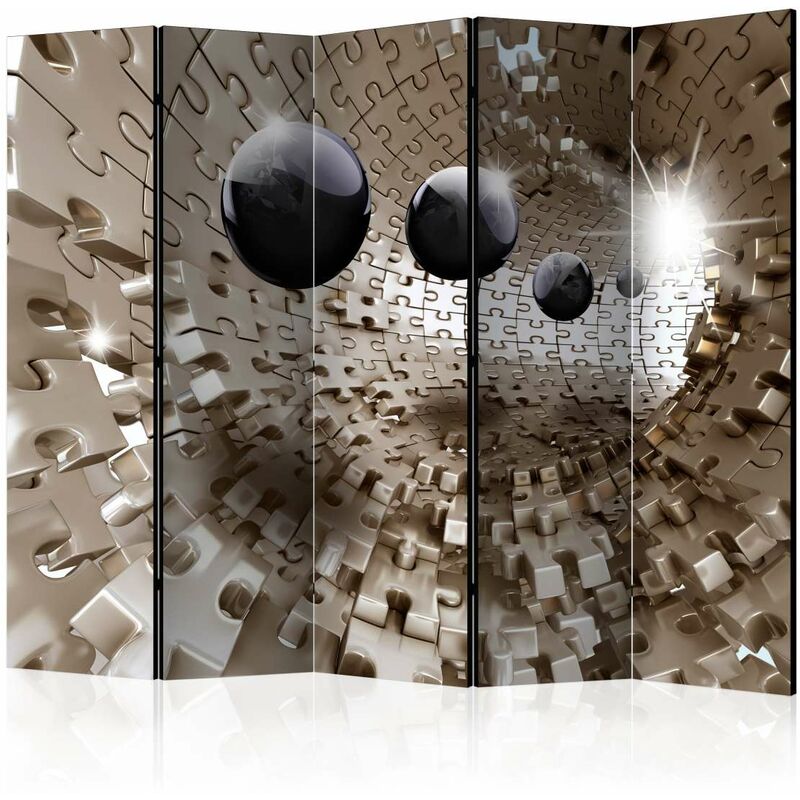 

Biombo - Golden Jigsaw II [Room Dividers] Medidas 225X172