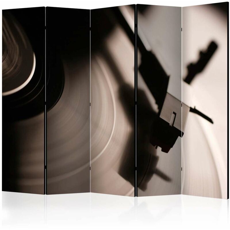 

Biombo - Gramophone and vinyl record II [Room Dividers] Medidas 225X172