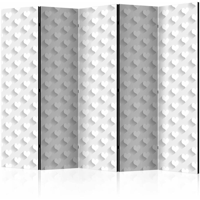 

Biombo - Grey Hearts II [Room Dividers] Medidas 225X172