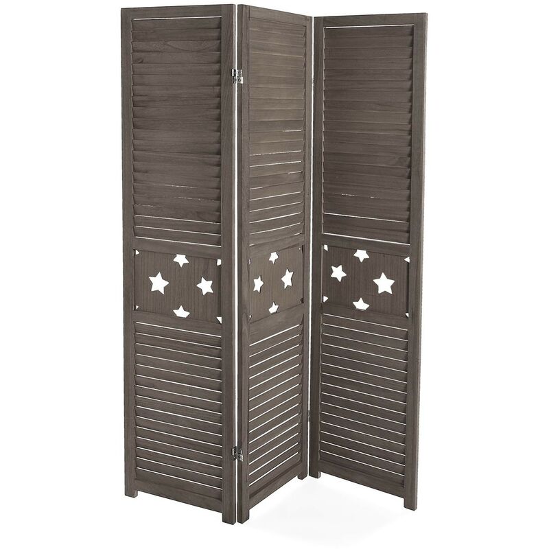 

Biombo Gris Estrellas