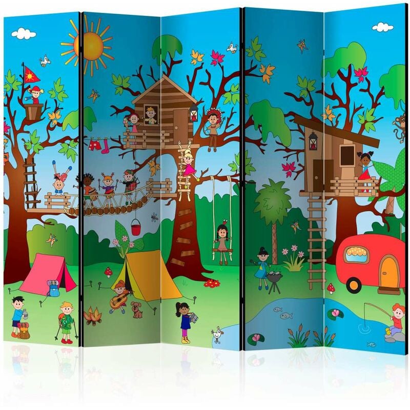 

Biombo - Happy Children II [Room Dividers] Medidas 225X172