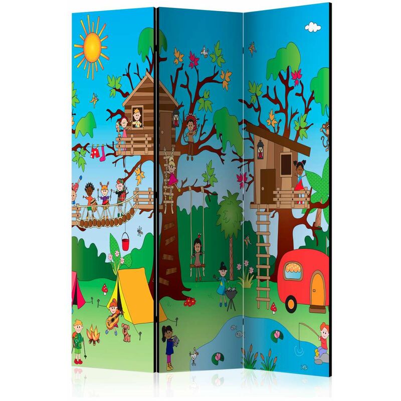 

Biombo - Happy Children [Room Dividers] Medidas 135X172