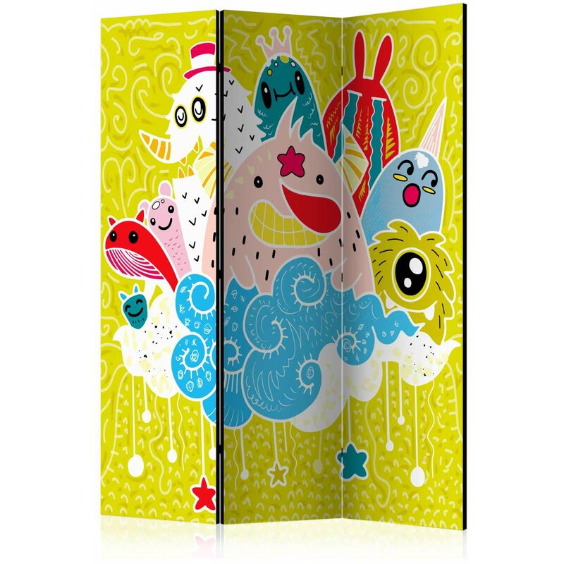 

Biombo - Happy Creatures [Room Dividers] Medidas 135X172