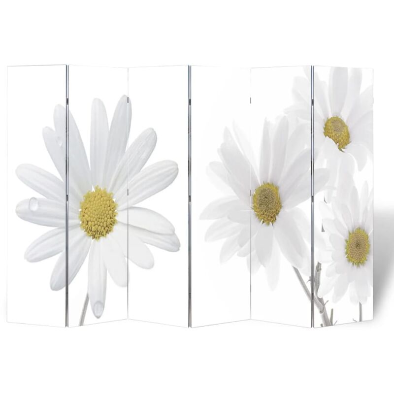 

Biombo PanTalla Divisor Separador Espacios con Foto de Flores 240x170 cm - Multicolor - Vidaxl