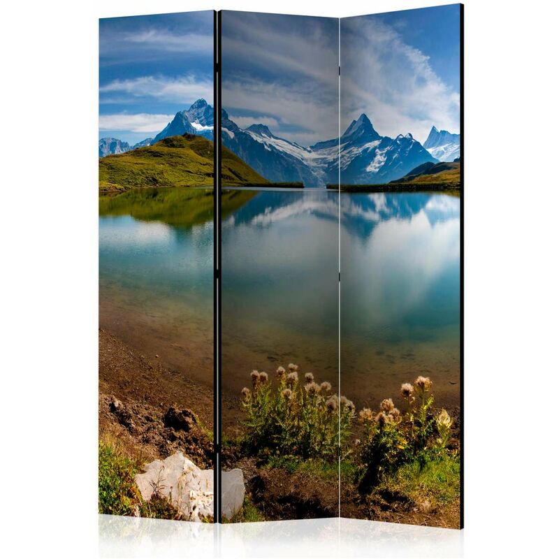 

Biombo - Lake with mountain reflection, Switzerland [Room Dividers] Medidas 135X172