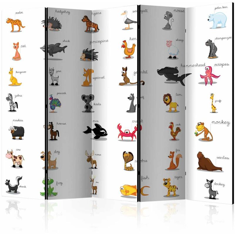

Biombo - Learning by playing (animals) II [Room Dividers] Medidas 225X172