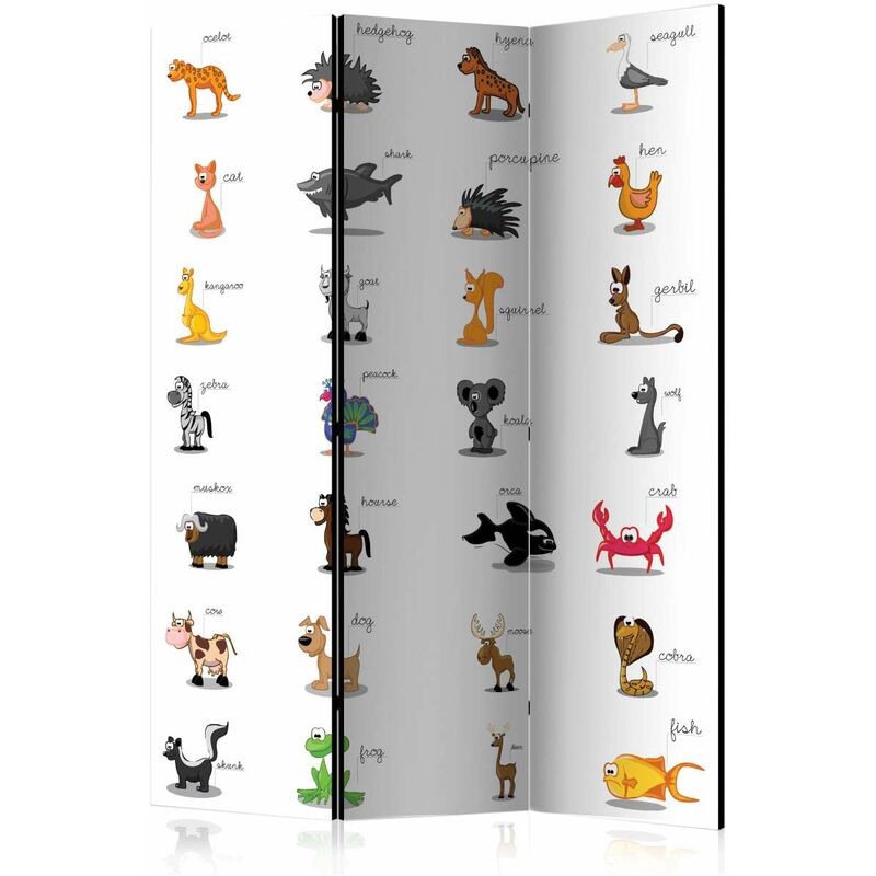 

Biombo - Learning by playing (animals) [Room Dividers] Medidas 135X172