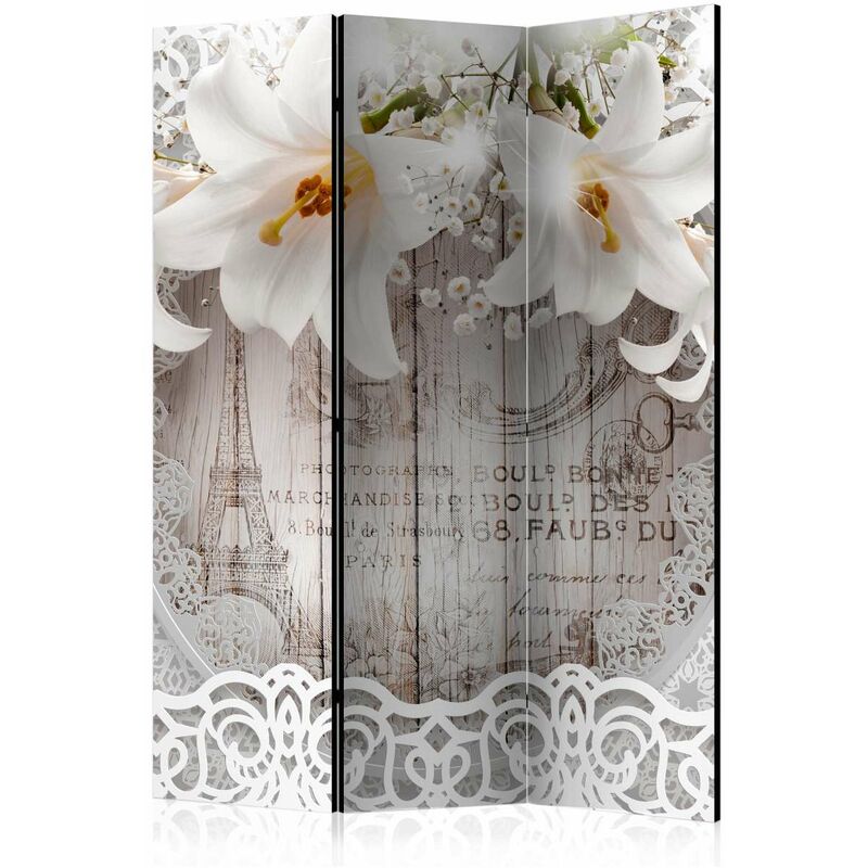 

Biombo - Lilies and Quilted Background [Room Dividers] Medidas 135X172