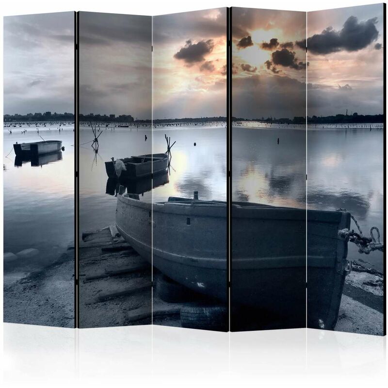 

Biombo - Little port boats II [Room Dividers] Medidas 225X172