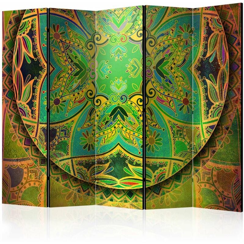 

Biombo - Mandala: Emerald Fantasy II [Room Dividers] Medidas 225X172