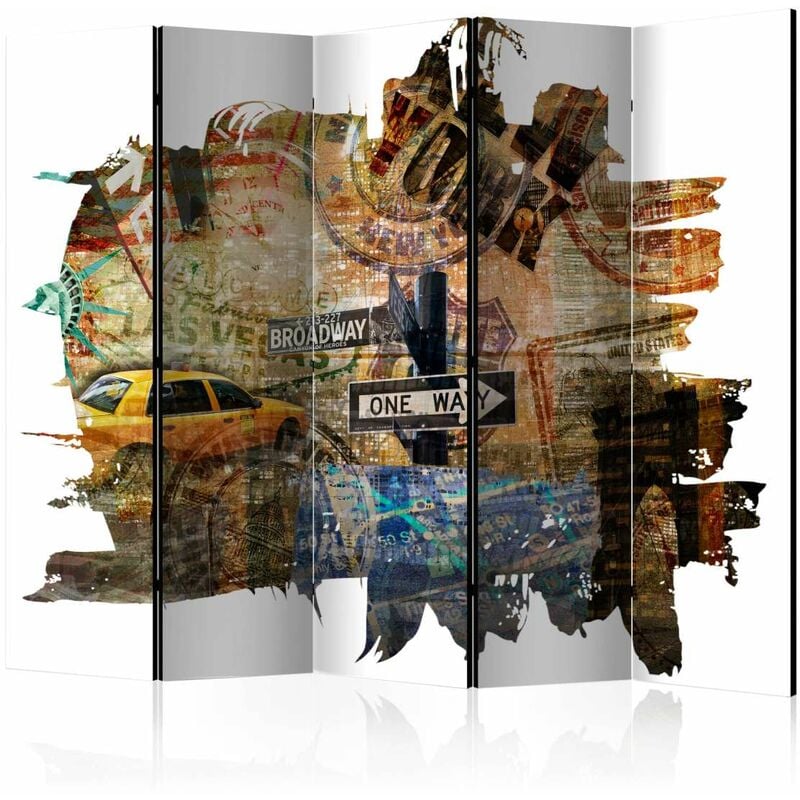 

Biombo - New York Collage II [Room Dividers] Medidas 225X172