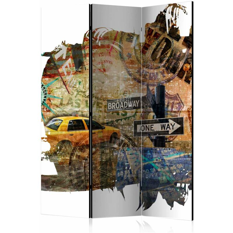 

Biombo - New York Collage [Room Dividers] Medidas 135X172