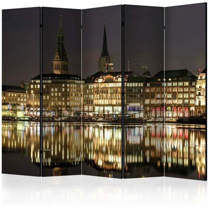 

Biombo - Night in Hamburg II [Room Dividers] Medidas 225X172