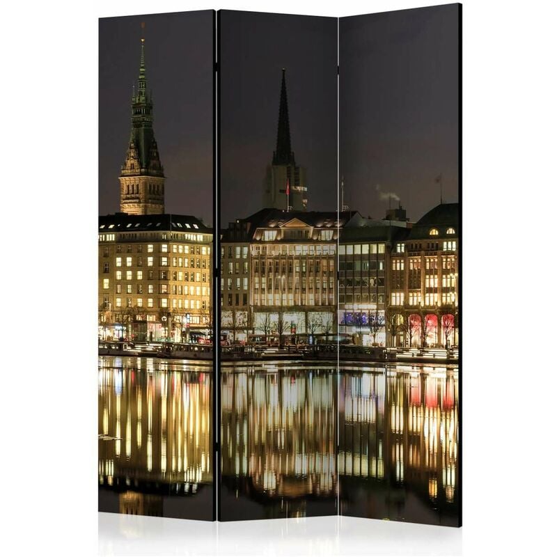 

Biombo - Night in Hamburg [Room Dividers] Medidas 135X172