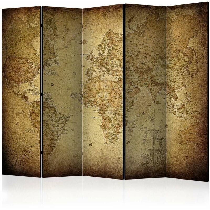 

Biombo - Old map II [Room Dividers] Medidas 225X172