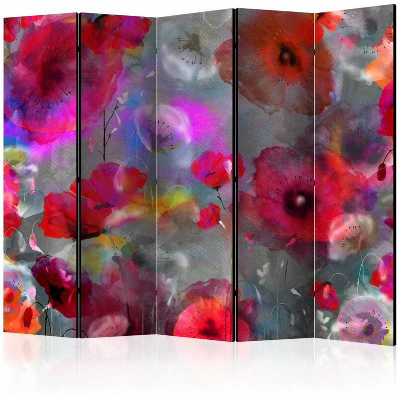 

Biombo - Painted Poppies II [Room Dividers] Medidas 225X172