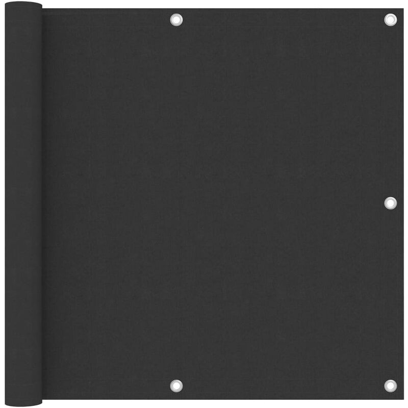 

Biombo para balcón de tela oxford antracita 90x500 cm - Antracita
