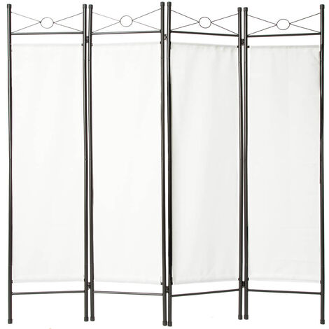 TECTAKE Biombo Paravent 180x160x2,5cm - mampara separadora, biombo decorativo para el salón, separador de ambientes