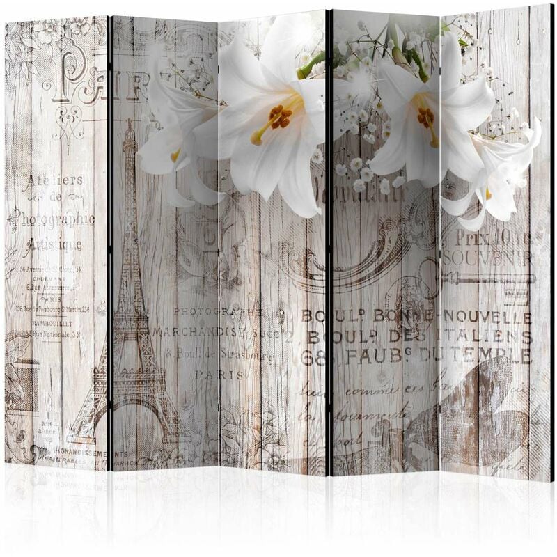 

Biombo - Parisian Lilies II [Room Dividers] Medidas 225X172