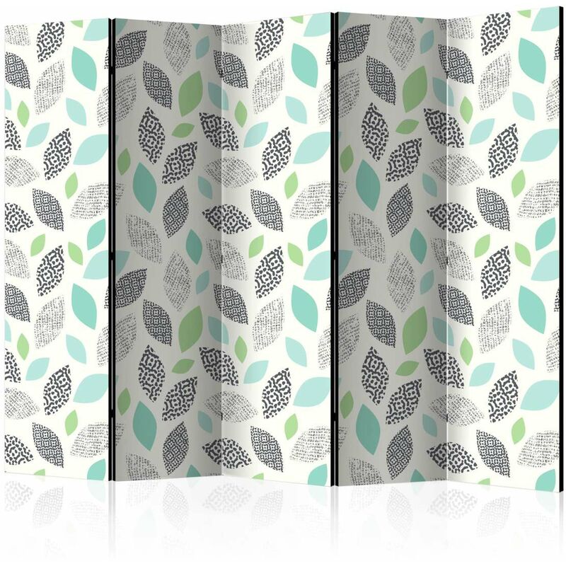 

Biombo - Patterned Leaves II [Room Dividers] Medidas 225X172