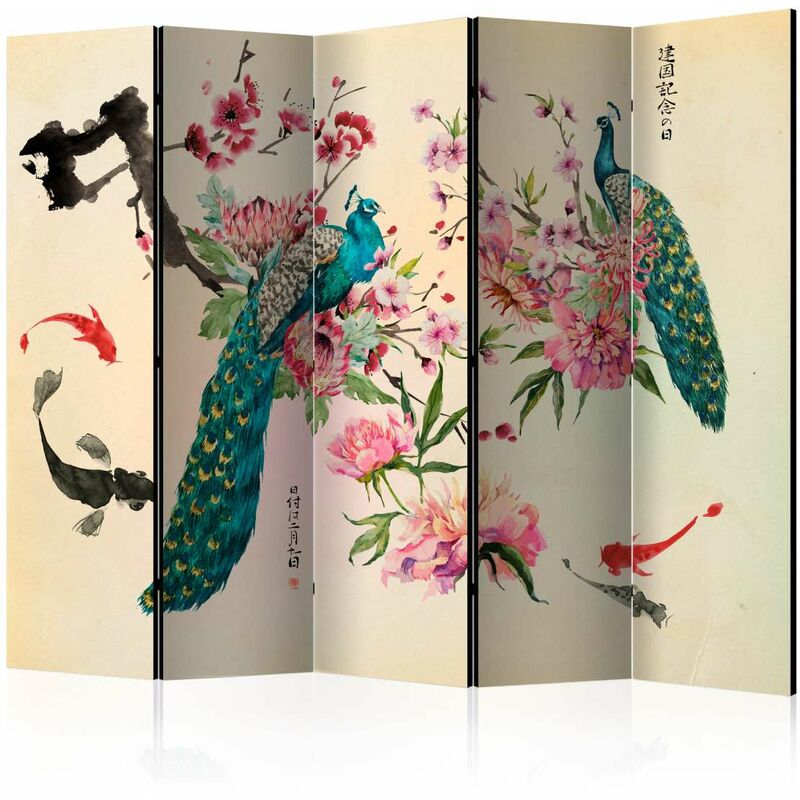 

Biombo - Peacock Love II [Room Dividers] Medidas 225X172