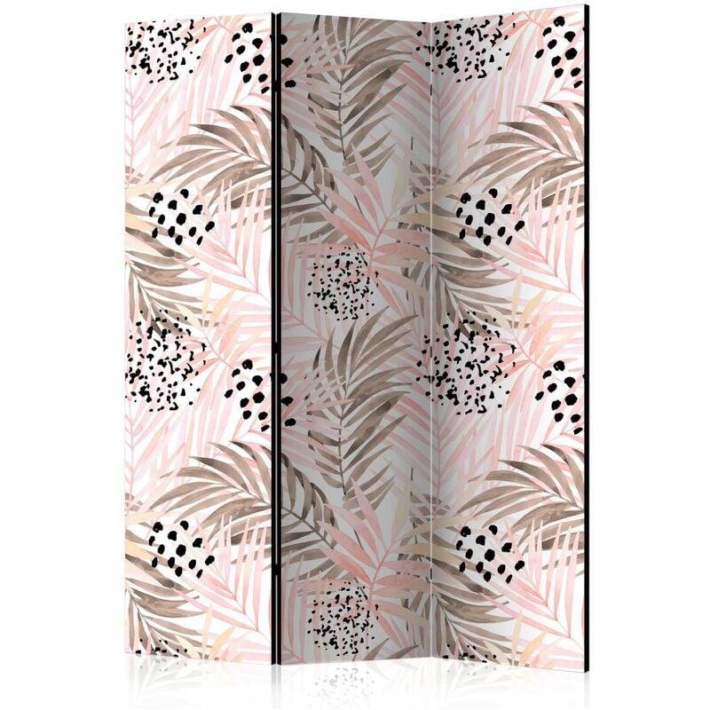 

Biombo - Pink Palm Leaves [Room Dividers] Medidas 135X172
