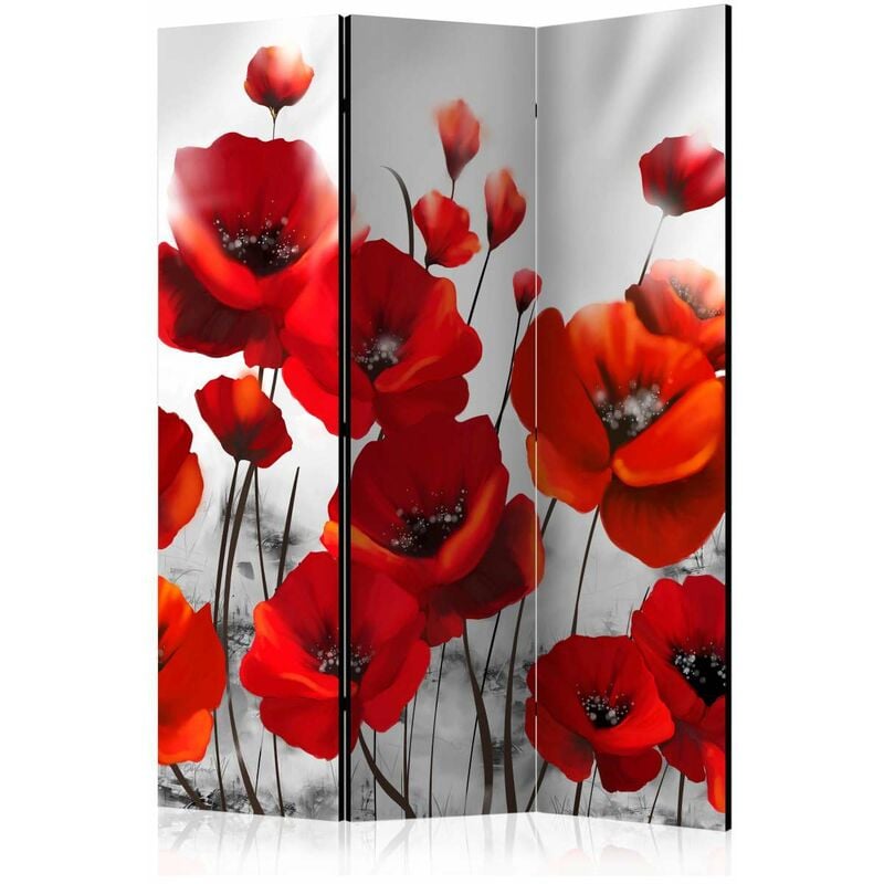 

Biombo - Poppies in the Moonlight [Room Dividers] Medidas 135X172