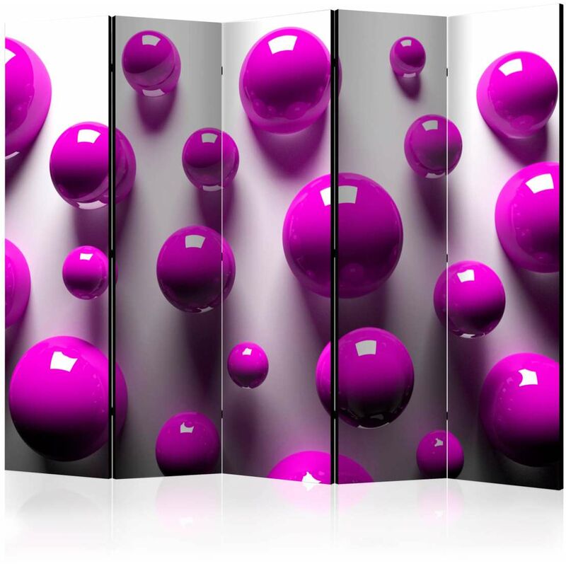 

Biombo - Purple Balls II [Room Dividers] Medidas 225X172